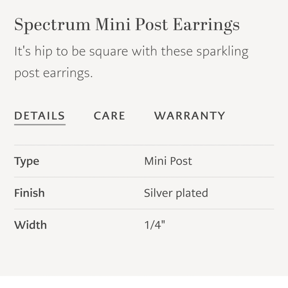Brighton Spectrum Mini Post Earrings - Picture 5 of 5